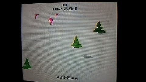 Skiing - 27.94 - Game 3B - Atari 2600 - Activision