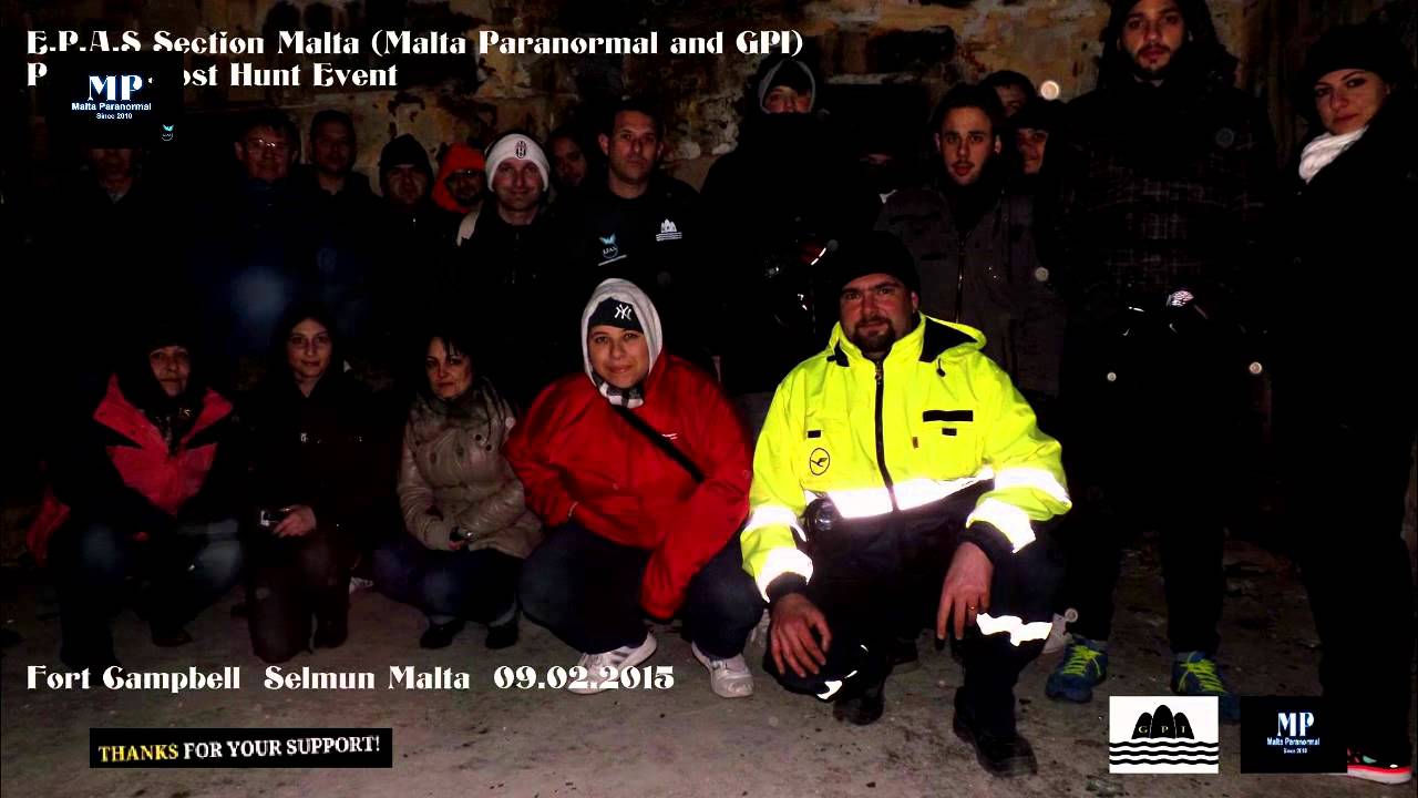 Malta Paranormal & G.P.I Ghost Public Hunt Event 09.02.2015  Highlights ....
