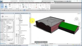 REVIT ARCHITECTURAL PROJECT 25 COVER SHEET 3D VIEWS AND SECTIONS SHEET