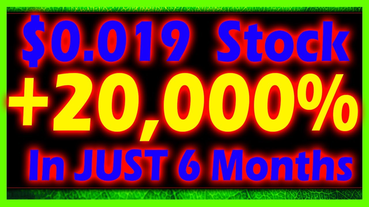 This 0.019 Penny Stock w/ HUGE GAINS in JUST 6 Months! Making MILLIONAIRES | WATCH NOW