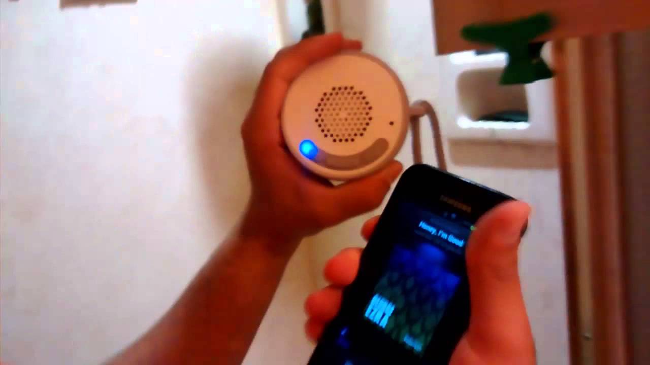 Shower! Spa Living White Bluetooth Speaker Rain Shower Head  Amazon Product Review