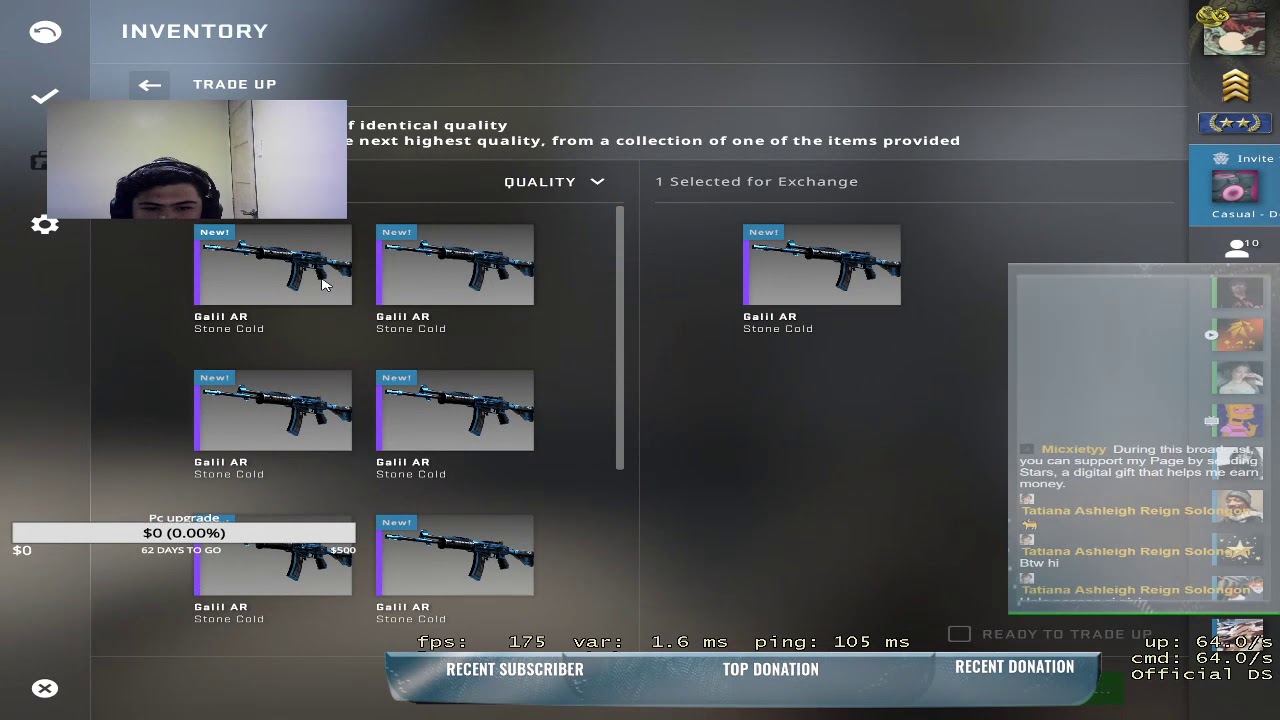 FRONTSIDE MISTY TRADE UP EASY TRADE UP