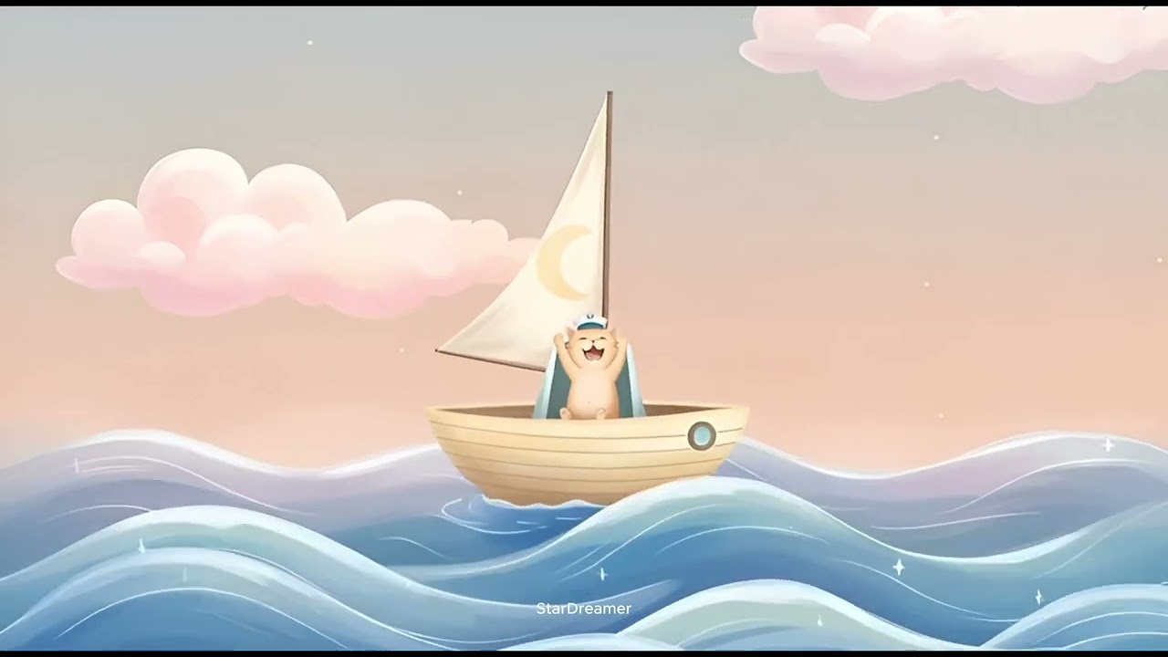 Sleepy Sailboat Baby Sleep Music | Gentle Ocean Lullaby 