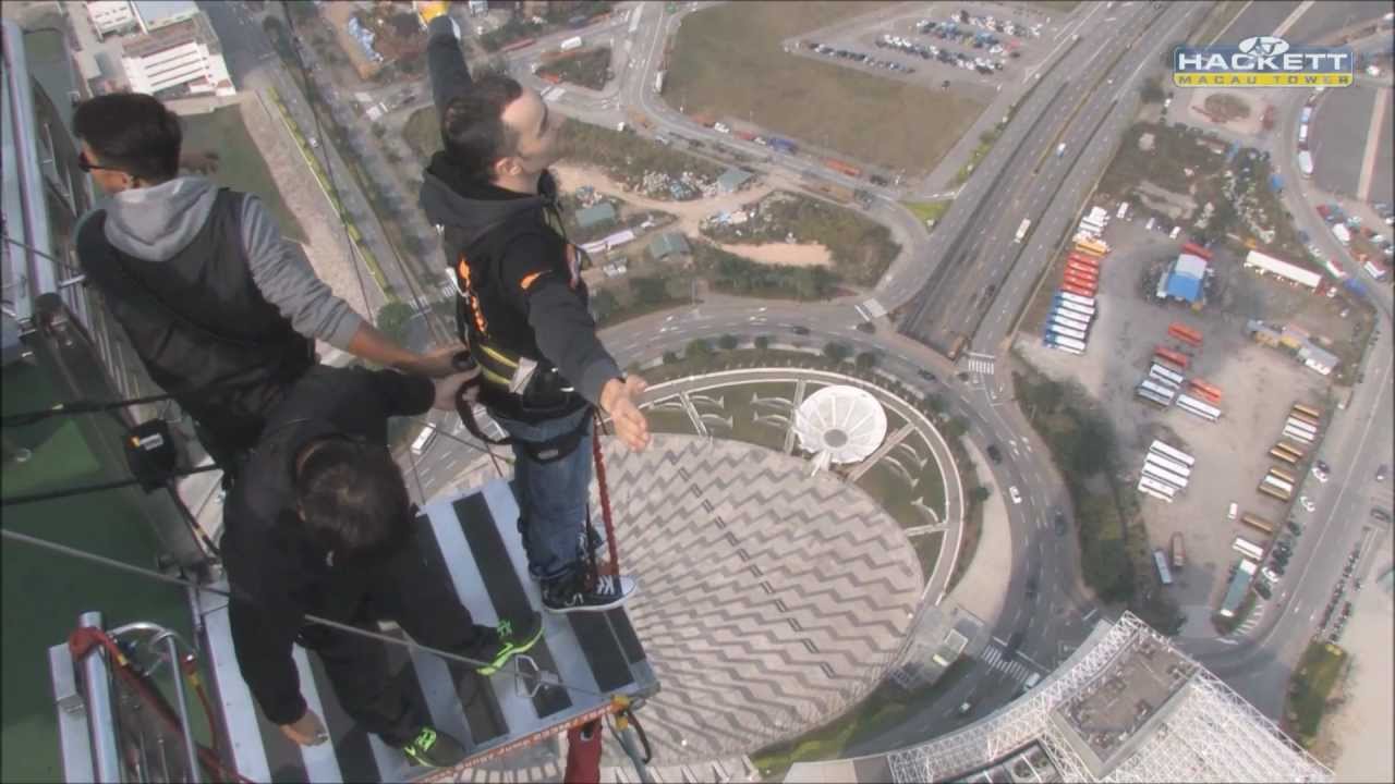 Macau Tower Bungee Jump - 61th floor (233m / 764 feet)