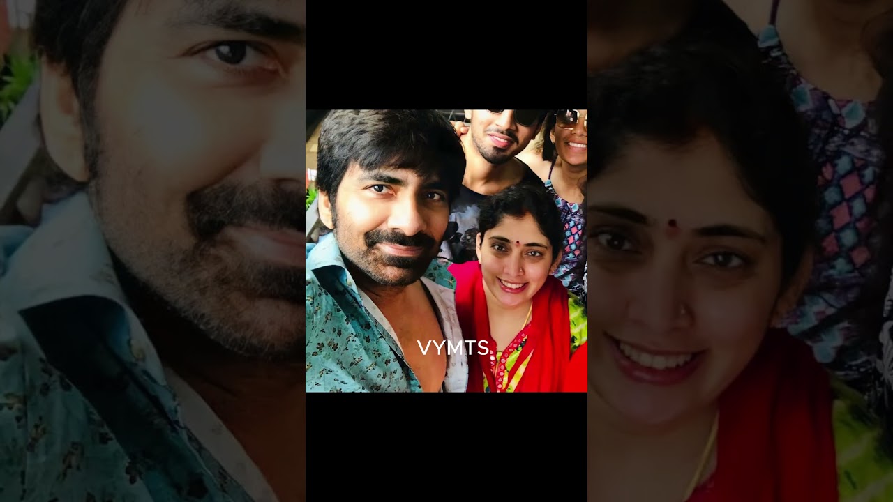 Actor Ravi Teja with his family unseen moments 
