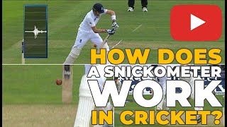 How does a snickometer work in Cricket?