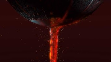 Flux4K shot05 stream of lava in Realflow and Vray