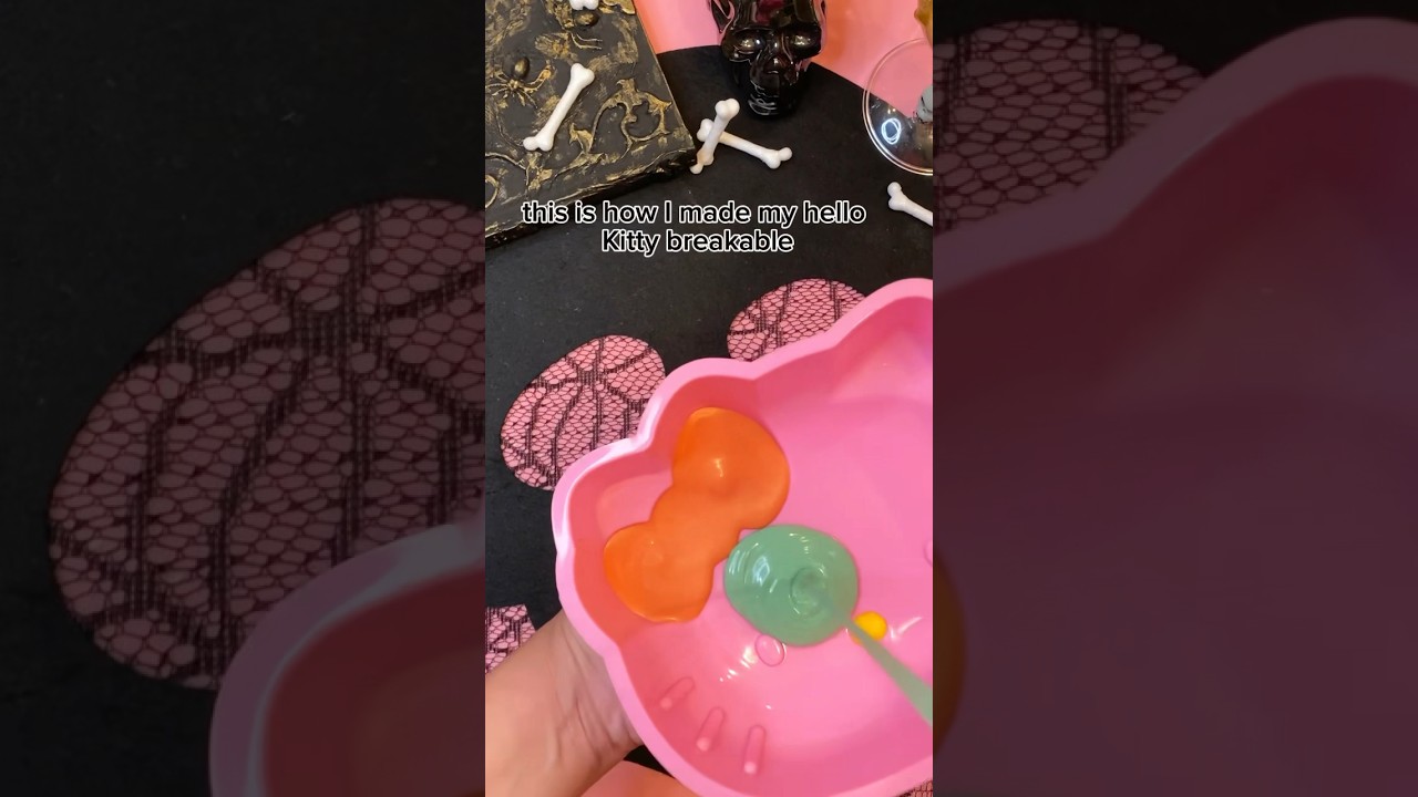 Hello Kitty Chocolate Breakable Tutorial 