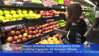 Miami-Dade Limiting Capacity In Grocery Stores