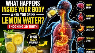 What Happens Inside Your Body When You Drink Lemon Water (Shocking 3D Truth)”