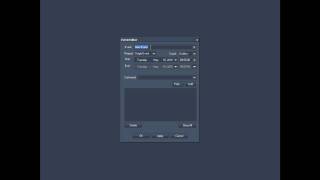 coolux Widget Designer Events feature