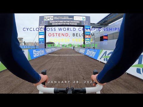 2021 Cyclocross World Championships Course Preride with Curtis White - Ostend, Belgium