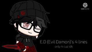 E.D Lines @ZarixBoi