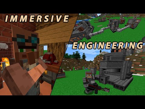 Обзор мода Immersive Engineering | Ретро-футуристические механизмы | Minecraft 1.18.2