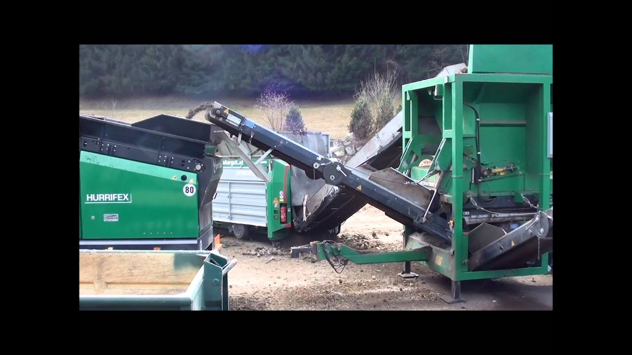 Root stocks to biomass with Komptech CRAMBO, MULTISTAR L3 & HURRIFEX