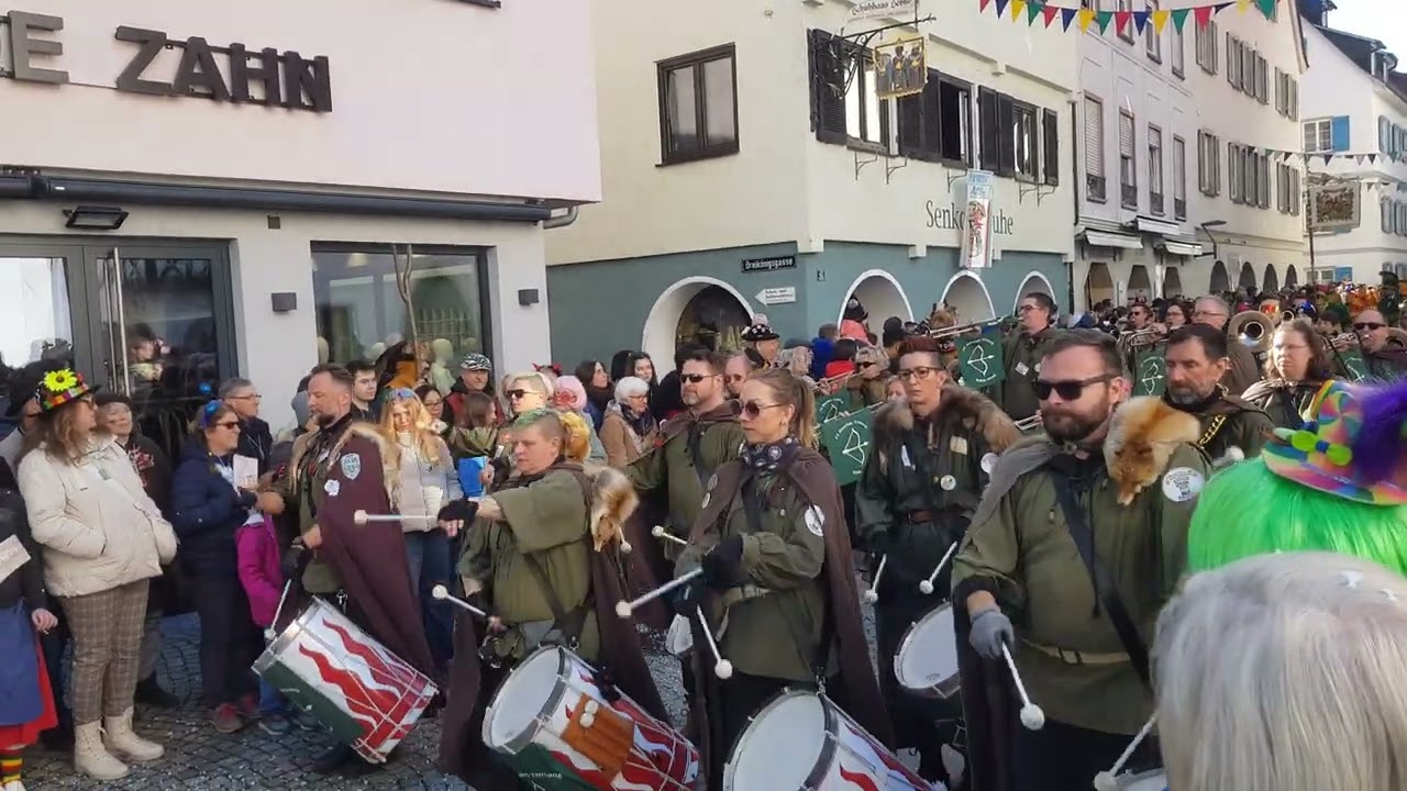 Fanfarenzug Montfort Tettnang in Bad Waldsee am 03.03.2025 Fasnet