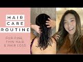 Haircare Shower Routine for Fine, Thin Hair & Hair Loss
