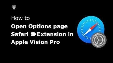 How to open the Safari Extension Options page on visionOS | Turn Off the Lights Browser Extension