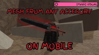 How to get MeshIDs from accessories on mobile | JJS Skillbuilder