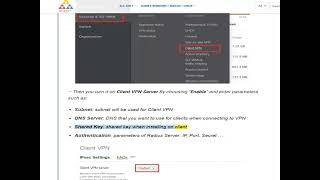 Instructions for configuring Client-to-Site VPN on Meraki MX combined with RADIUS #Shorts