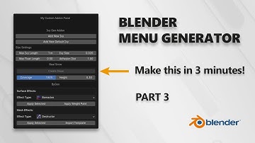Blender 3d Menu Generator: Make Your Own Menu 3 (Custom Pie Menu)