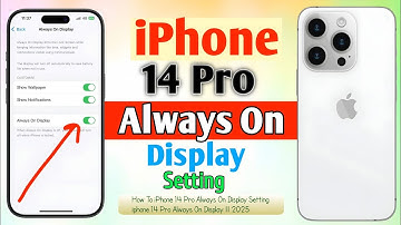 How To iPhone 14 Pro Always On Display Setting || iphone 14 Pro Always On Display || 2025