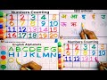 hindi varnamala | हिंदी वर्णमाला | numbers Counting 1 to 20 | english alphabets | ABCD | ginti