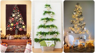 Wall Mounted Christmas Tree for Small Spaces - Add Some Festive Flair to Your Home Interior