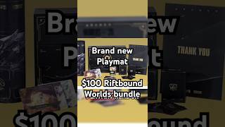 Playmat - $100 Riftbound worlds bundle #leagueoflegends #riftbound #tcg #riotgames #arcane