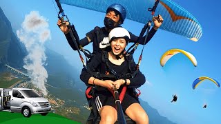 My family's trip to Yeongwol☀️ㅣParaglidingㅣKorean Golbaengi Muchim l Korea VLOG