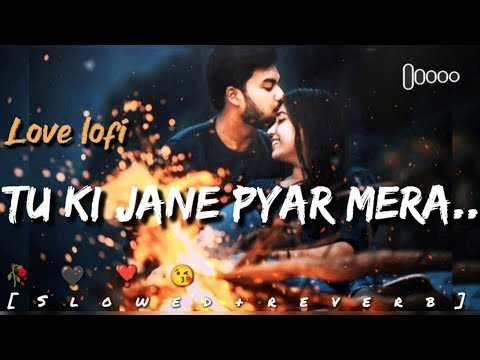 Tu ki jane pyar mera...|| Arijit singh || [slowed+reverb] || Mind relaxing lofi song || 🥀🖤