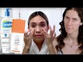 Esthetician Reacts To Niki's Eczema Dry Skin Night Routine | Go To Bed With Me