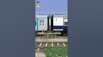 JAN SHATABDI Coupling Shatabdi Coach | BUMPY RAILROAD | Train Simulator #shorts #train #atgtrain