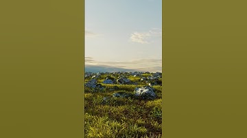 GeoScatter Addon for #blender #b3d #environmentdesign  #animation #blendershorts