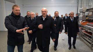 Лукашенко: Здесь полы уже сделали? || Лукашенко незапланированно посетил  мясокомбинат | Орша