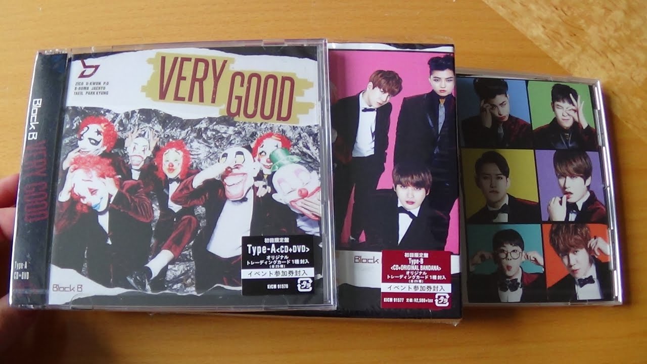 Unboxing Block B 1st Japanese Single Album Very Good All Editions Youtube