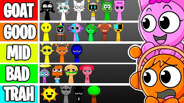 Making The PERFECT SPRUNKI Tier List!