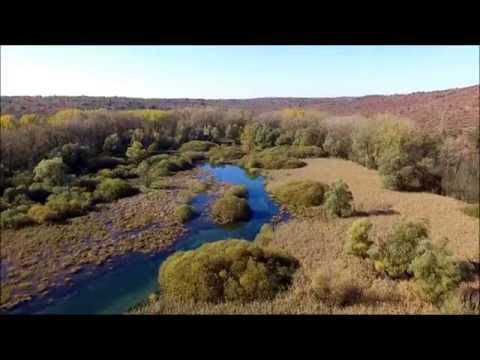 suggestiva vista del lago di Doberdò