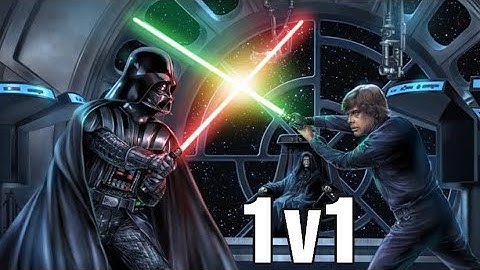 Luke Skywalker Vs Darth Vader 1v1 [Nostalgia] *Read Description* - Star Wars Battlefront (2015)