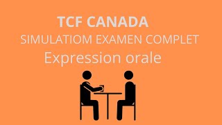 TCF CANADA: SIMULATION D'UNE ÉPREUVE D'EXPRESSION ORALE