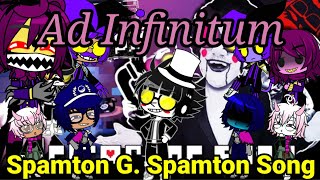 The Ethans + Deltarune React To:Ad Infinitum (Deltarune Spamton Song) By The Stupendium (Gacha Club)