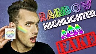 FAKE ASS Rainbow Highlighter! | PopLuxe