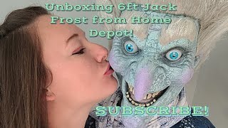 UNBOXING & SETUP - 🥶 THE HOME DEPOTS 6-FOOT JACK FROST!