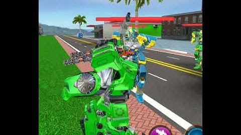 Army Bus Robot Car Game - Transforming robot games(2)