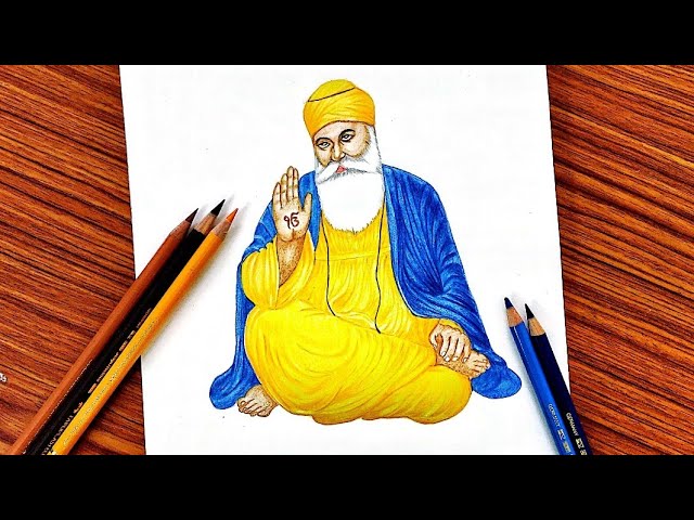 Sketch Of Sri Guru Gobind Singh Ji
