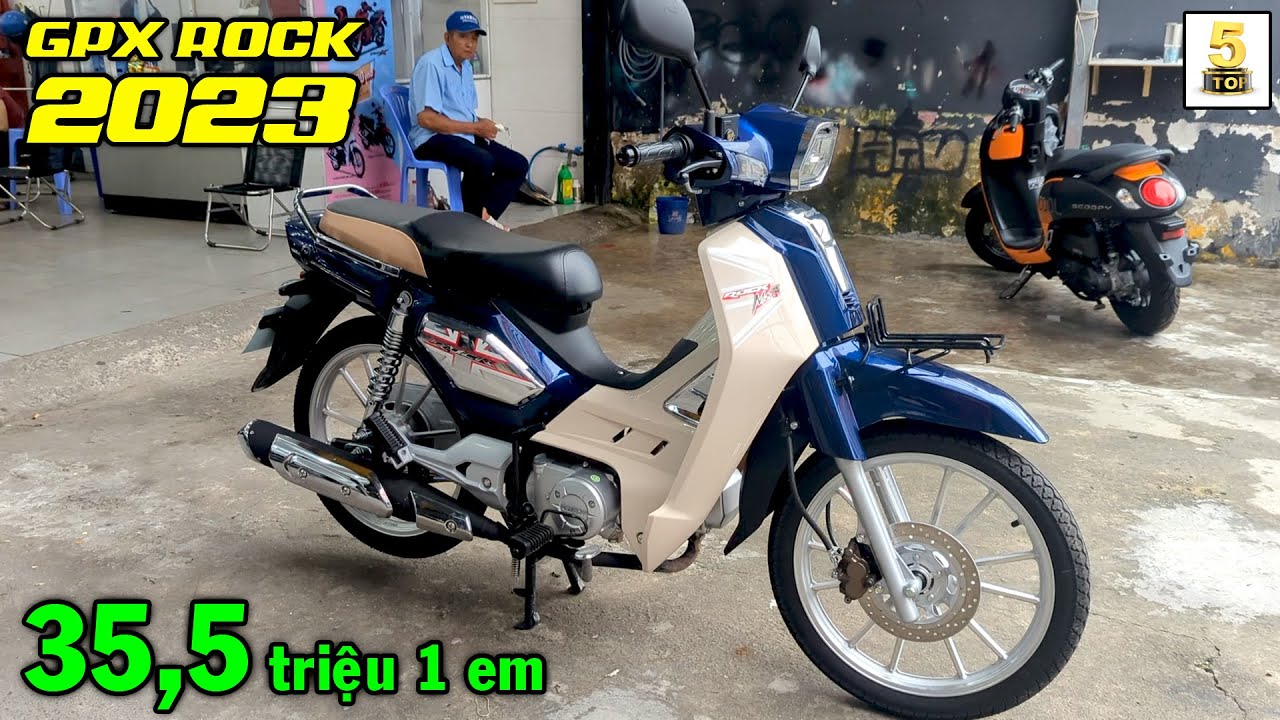 Ra mắt xe số giá rẻ GPX Rock 110 Cạnh tranh Honda Wave Alpha