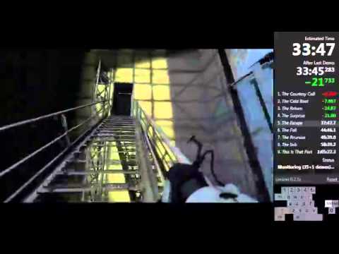 Portal 2 speedrun - 1:04:01 - Single Segment Former World Record