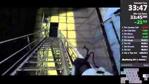 Portal 2 speedrun - 1:04:01 - Single Segment Former World Record
