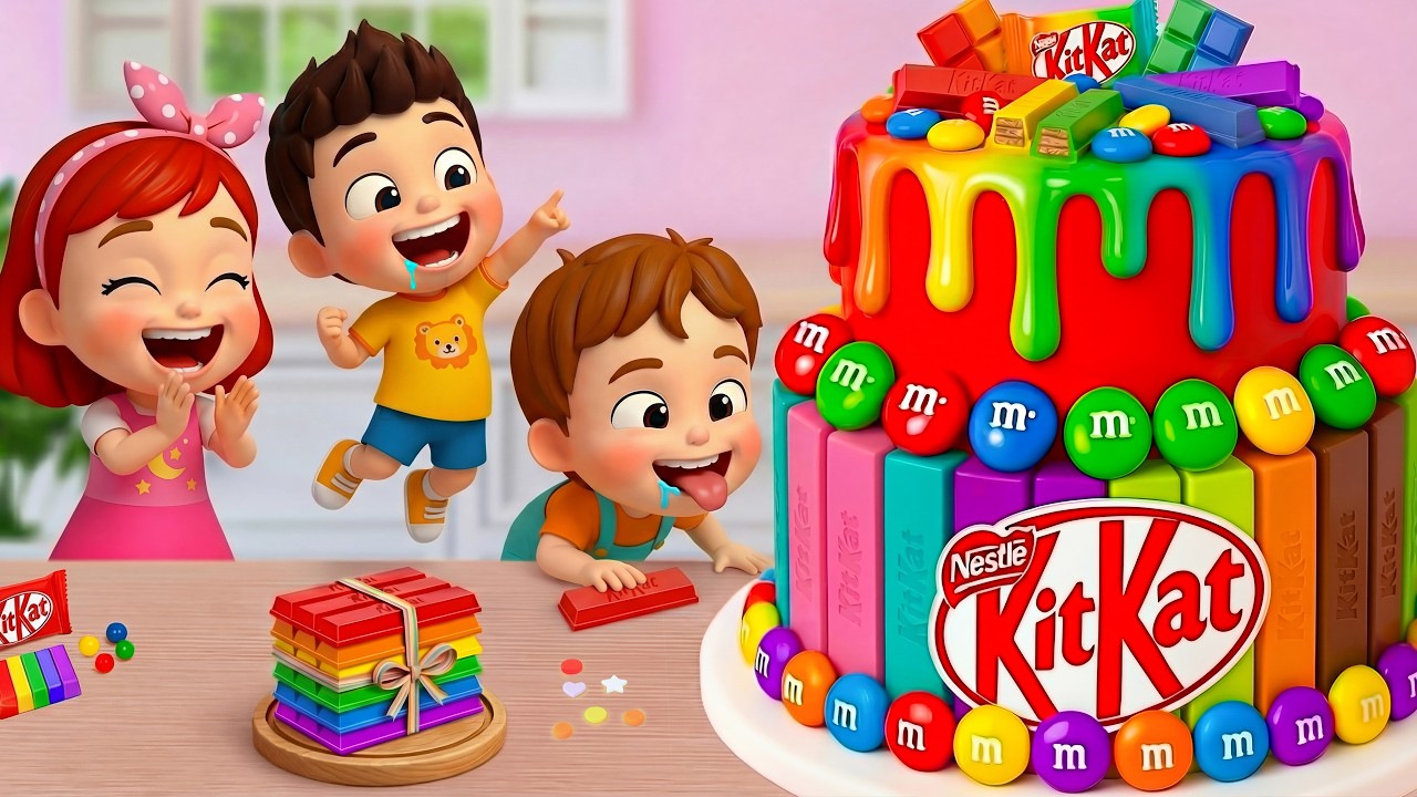 Miniature Rainbow Cake Tutorial 🌈 Amazing Mini Rainbow Chocolate Candy ...