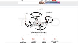 The RYZE TELLO Mini Drone Sold By DJI - Look At The Spec & Info